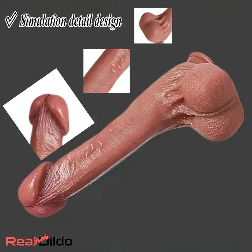 11.42in Liquid Silicone Big Dildo Relax Masturbator Couples' Intimacy Toy