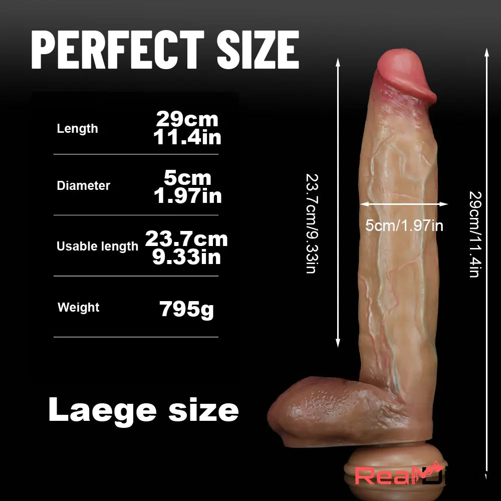 10.24in 10.63in 11.4in Big Silicone Real Soft Dildo Toy For Women Men Real Dildo
