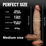 10.24in 10.63in 11.4in Big Silicone Real Soft Dildo Toy For Women Men Real Dildo