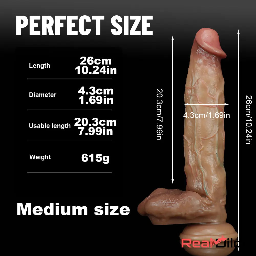 10.24in 10.63in 11.4in Big Silicone Real Soft Dildo Toy For Women Men Real Dildo