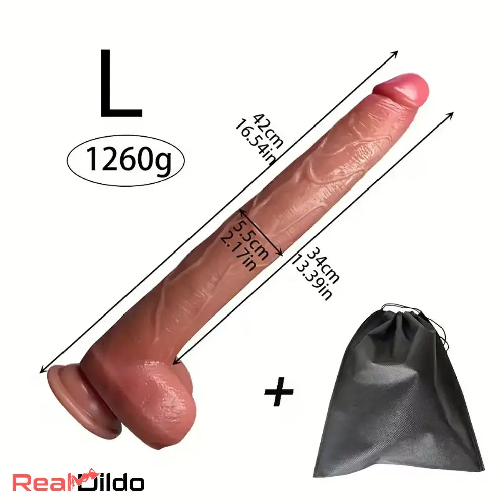 12.2in 14.17in 16.54in Super Long Silicone Dildo G-Spot Stimulating Dildo
