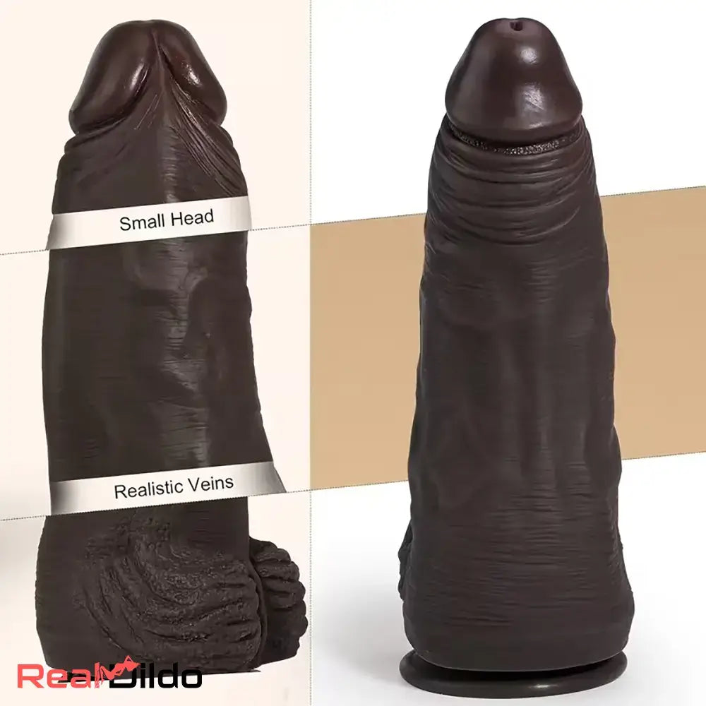 9.64in Thick Silicone Dildo Female Vaginal Dilation Training Masturbator