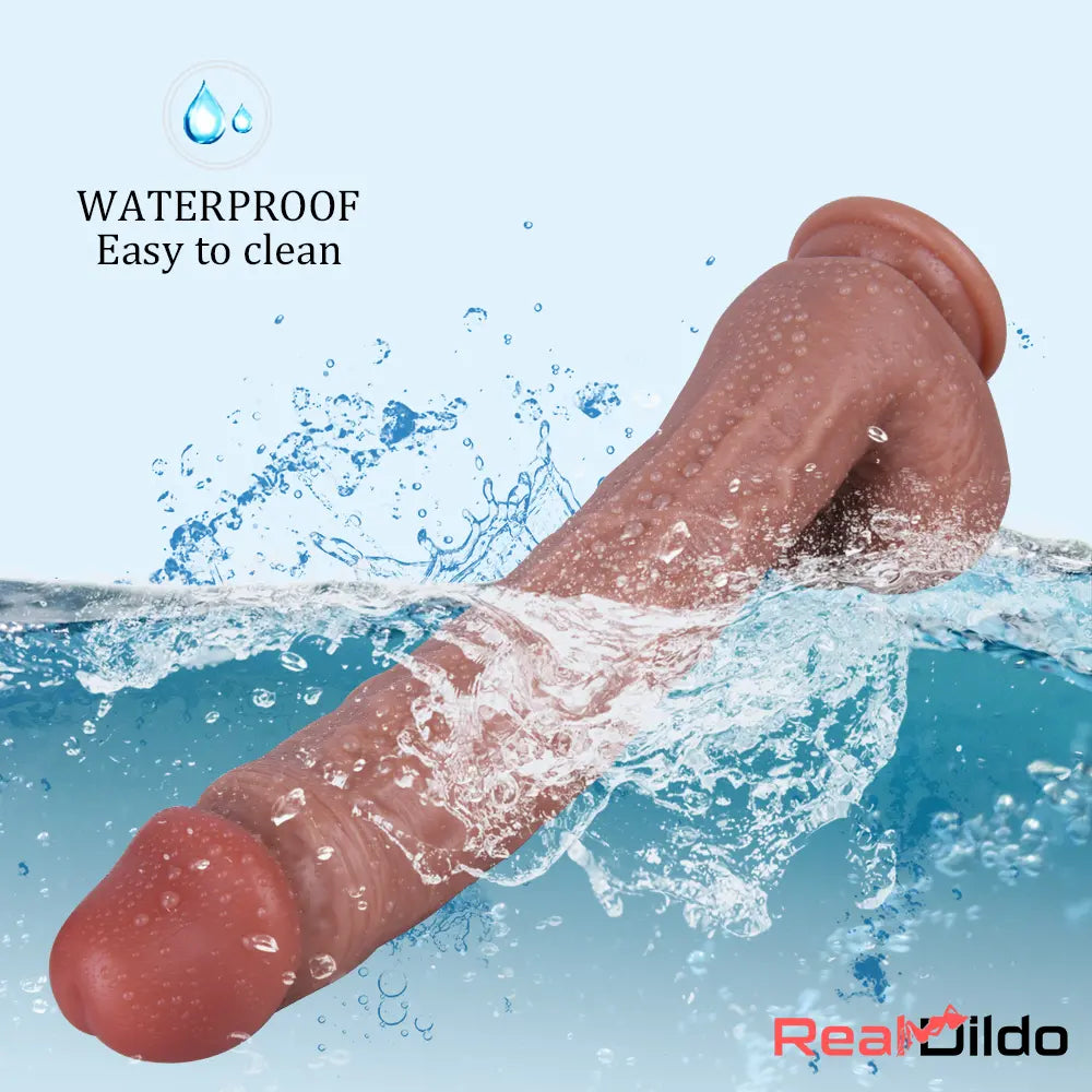 11.41in Big Dildo Sex Toy Fake Dick Silicone Erotic Toy For Clit Massager Real Dildo