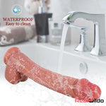 14.57in Big Long Soft Touching Silicone Dildo Sex Toy Penis Masturbator - Real Dildo