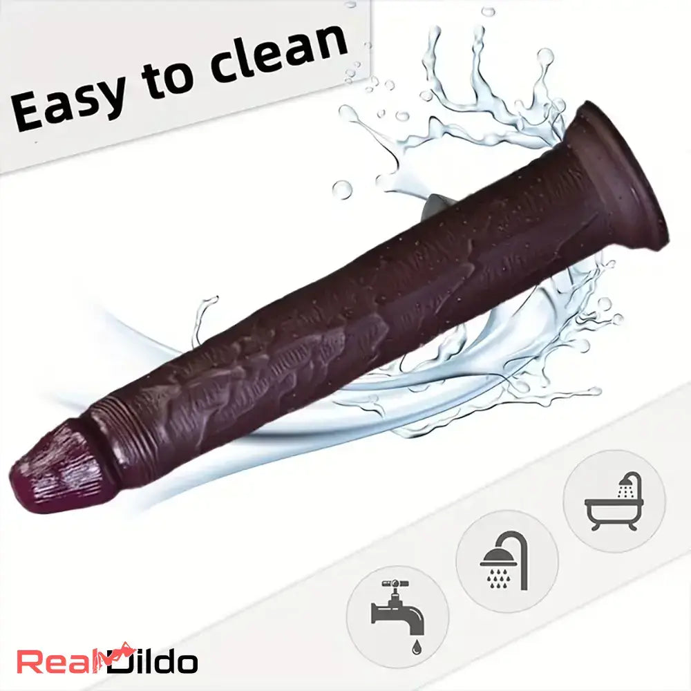 11.81in Sensibility Silicone Cock Realistic Male Dildo Anal Toy For Couples