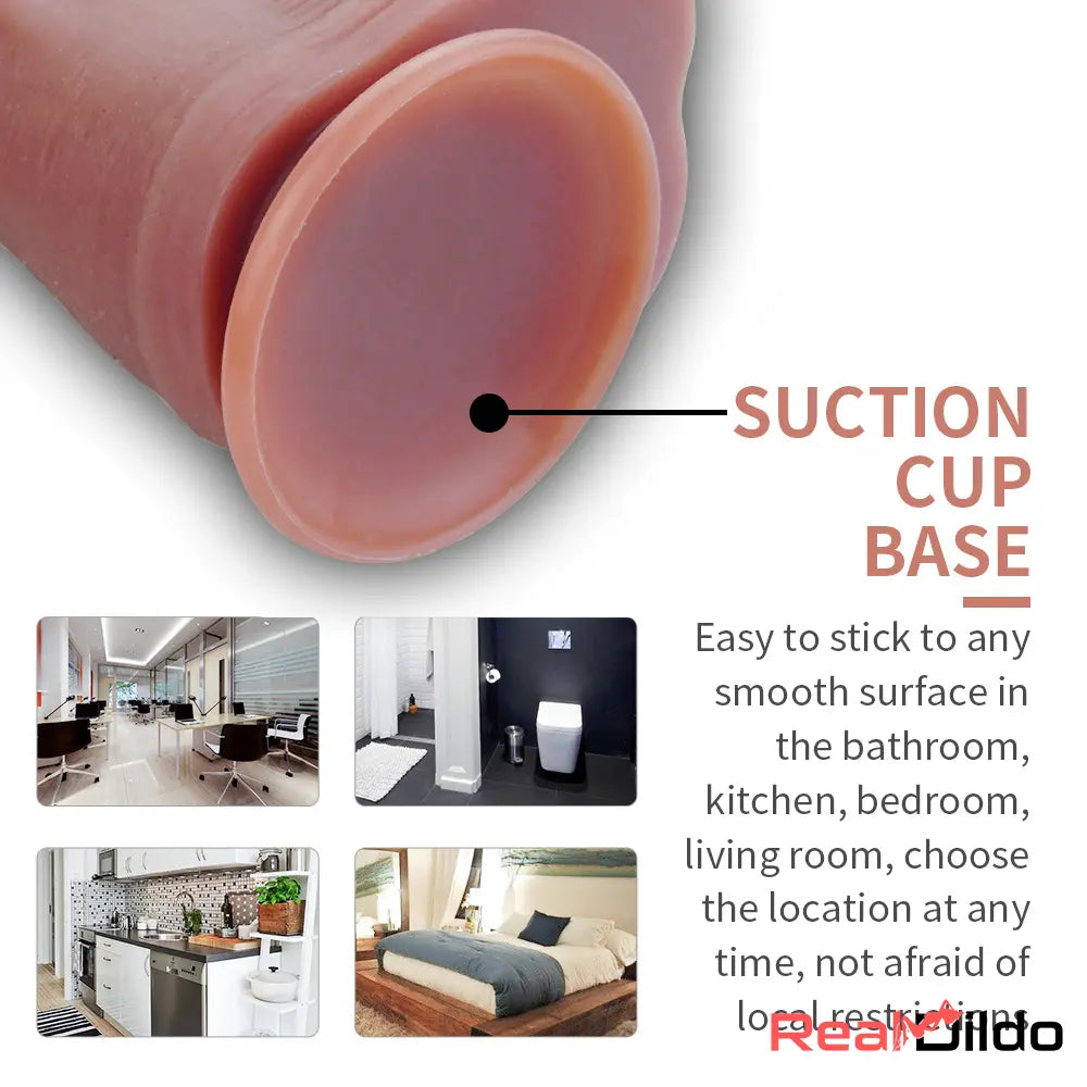 14.57in Hypertrophy Glans Fine Surface Long Huge Silicone Soft Dildo - Real Dildo