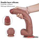 11.41in Big Dildo Sex Toy Fake Dick Silicone Erotic Toy For Clit Massager Real Dildo