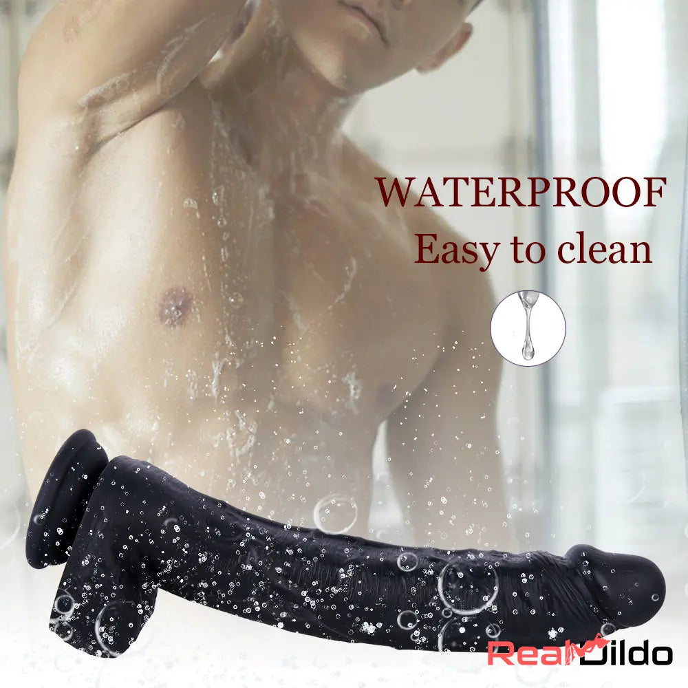 11.41in Big Dildo Sex Toy Fake Dick Silicone Erotic Toy For Clit Massager Real Dildo