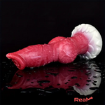 9.25in Unisex Big Dog Knot Silicone Soft Dildo For Prostate Clit Massage Real Dildo